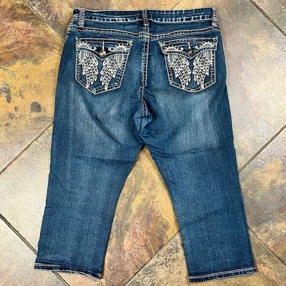 ND Weekend Cropped Angel Wing Wave Jean 14 - Picture 1 of 9